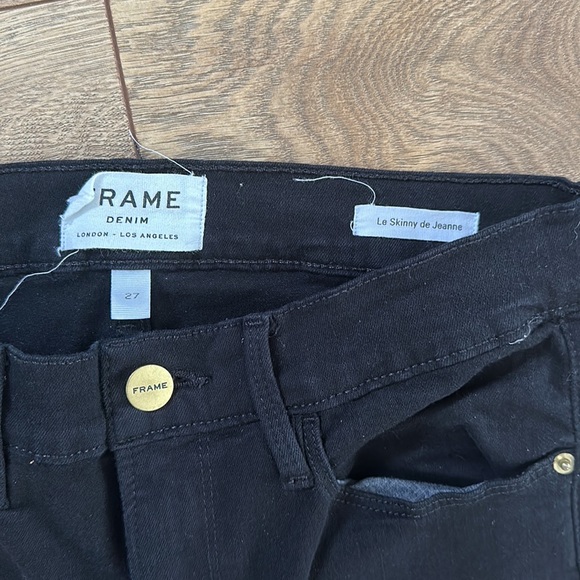Frame Denim Le Skinny de Jeanne with Bell Bottom “bottoms” - Picture 3 of 6